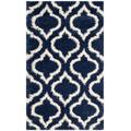 Hudson Shag Collection 6' X 9' Rug in Navy And Ivory - Safavieh SGH284C-6