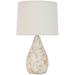 Lauralie 20.5-Inch H Ivory Capiz Shell Lamp - Safavieh LITS4011A