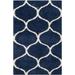 Hudson Shag Collection 10' X 14' Rug in Navy And Ivory - Safavieh SGH280C-10
