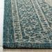 "Courtyard Collection 5'-3"" X 7'-7"" Rug in Light Grey And Teal - Safavieh CY8751-37212-5"