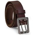 Timberland PRO Men's 42mm Double Prong Leather Belt, Brown, 32