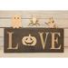 The Holiday Aisle® Love Sign Starter Kit Halloween Sign Wood in Brown | 8 H x 19 W x 1 D in | Wayfair 5EC0669FB7B24A8482E399B1AADFBF9D