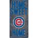 Chicago Cubs 6'' x 12'' Home Sweet Sign