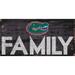 Florida Gators 6'' x 12'' Family Sign