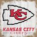 Kansas City Chiefs 6'' x Team Logo Block