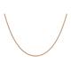 Carissima Gold Women's 9 ct Rose Gold Hollow 2 mm Rope Chain Necklace of Length 61 cm/24 Inch