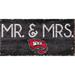 Western Kentucky Hilltoppers 6'' x 12'' Mr. & Mrs. Sign