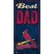 St. Louis Cardinals 6'' x 12'' Best Dad Sign