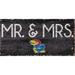 Kansas Jayhawks 6'' x 12'' Mr. & Mrs. Sign