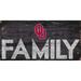 Oklahoma Sooners 6'' x 12'' Family Sign