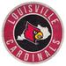 Louisville Cardinals 12'' x State Circle Sign
