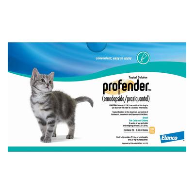 Profender Small Cats & Kittens (0.35 Ml) 2.2-5.5 Lbs 6 Doses + 2 Free