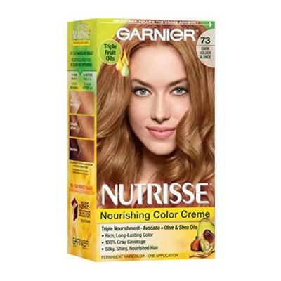 Garnier Nutrisse Haircolor, 73 Dark Golden Blonde 1 ea (Pack of 2)