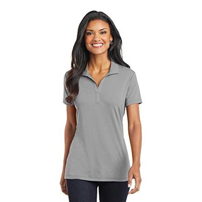 Port Authority Women's Cotton Touch Performance Polo_Frost Grey_Large