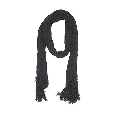 New York & Company Scarf: Black Solid Accessories