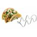 Cal-Mil 3 Section Mini Taco Holder Stainless Steel in Gray | 1.75 H x 2.375 W in | Wayfair 3476-3