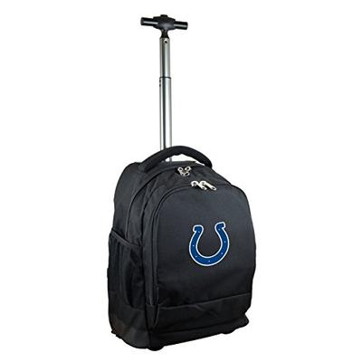 NFL Indianapolis Colts Expedition Wheeled Backpack, 19-inches, Black