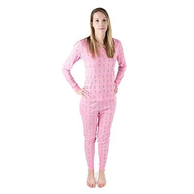 Leveret Women's Printed 2 Piece Pajama Set 100% Cotton (X-Large, Ballerina)