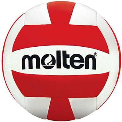Molten Recreational Volleyball - Red, Red/White, Official