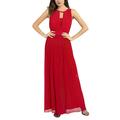 APART Fashion Damen Dress with Lace Partykleid, per Pack Rot (Koralle Koralle), 36 (Herstellergröße: 36)