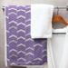 Brayden Studio® Stephenie Lined Chevrons Bath Towel Polyester/Cotton Blend in Indigo | 30 W in | Wayfair 62A9C58D82934F2C9B8E9CFB67652E43