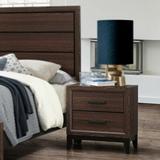 Union Rustic Downing 2 Drawer Nightstand Wood in Brown | 25 H x 24 W x 16.375 D in | Wayfair 54FE6D744C134DEE97242B928E161ABB