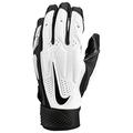 Nike Mens D-Tack 6 Lineman Gloves (Large, White/Black)