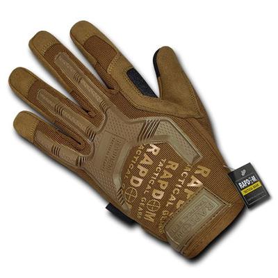 RAPDOM Tactical Impact Protection Gloves, Coyote, Medium