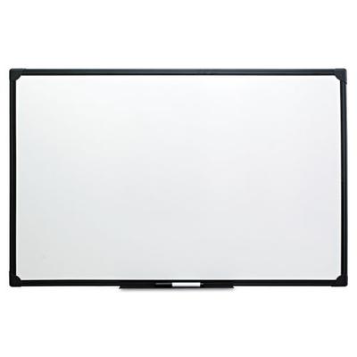 Universal 43629 Dry Erase Board, Melamine, 48 x 36, Black Frame