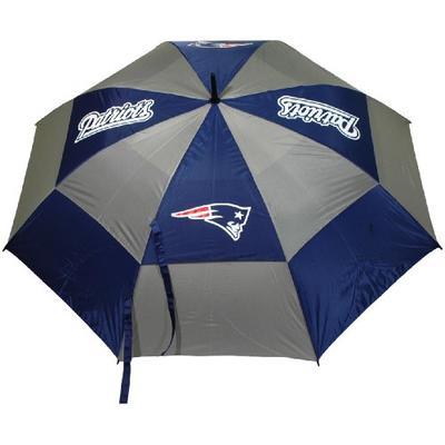 Team Golf NFL New England Patriots 62" Golf Umbrella with Protective Sheath, Double Canopy Wind Prot