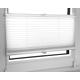 Tropik home White Pleated Blinds 18 Width Sizes, Easy Fit Install Plisse Conservatory Blinds 200cm Drop (85cm Wide)