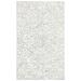 White 24 x 0.63 in Indoor Area Rug - Ophelia & Co. Sarina Abstract Handmade Tufted Wool Charcoal/Ivory Area Rug Wool | 24 W x 0.63 D in | Wayfair