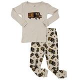 Leveret Boys UPS Truck 2 Piece Pajama Set 100% Cotton Grey 2 Toddler screenshot. Sleepwear directory of Clothes.