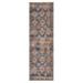 "Jaipur Living Dez Indoor/ Outdoor Tribal Blue/ Orange Runner Rug (2'6""X8') - RUG142945"