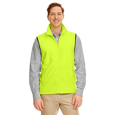Harriton Adult 8 oz. Fleece Vest L Safety Yellow - 