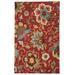 Jaipur Living Zamora Handmade Floral Red/ Multicolor Area Rug (5'X8') - RUG110210