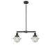 Innovations Lighting Bruno Marashlian Oxford 24 Inch 2 Light Chandelier - 209-BK-G532-LED