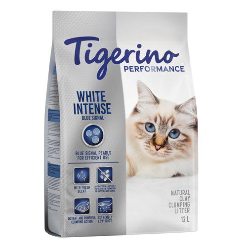 2x12l Tigerino Performance White Intense Blue Signal Katzenstreu – Frischeduft