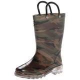 Western Chief Boys Waterproof Rain Boots that Light up with Each Step, Camo Green, 11 M US Little Ki screenshot. Shoes directory of Babies & Kids.