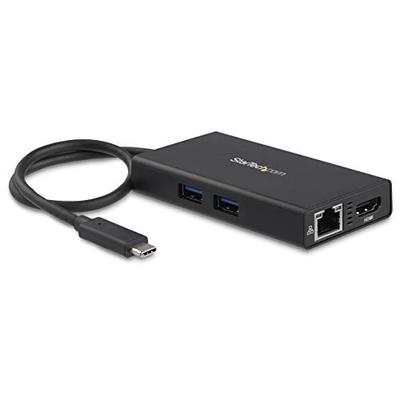 StarTech.com USB C Multiport Adapter - with Power Delivery (USB PD)- USB Type C to 4K HDMI/USB 3.0 /