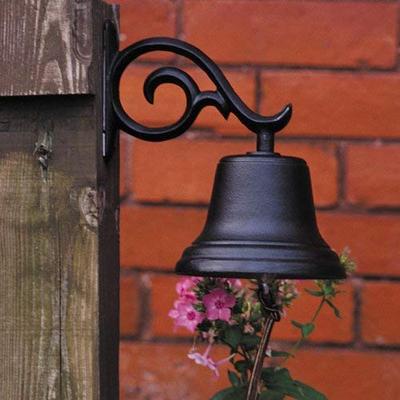 Whitehall Products Decorative Bell, Medium, Black