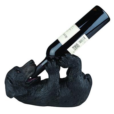 True 3976 Lucky Lab Bottle Holder, Black