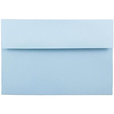 JAM PAPER A8 Premium Invitation Envelopes - 5 1/2 x 8 1/8 - Baby Blue - Bulk 250/Box