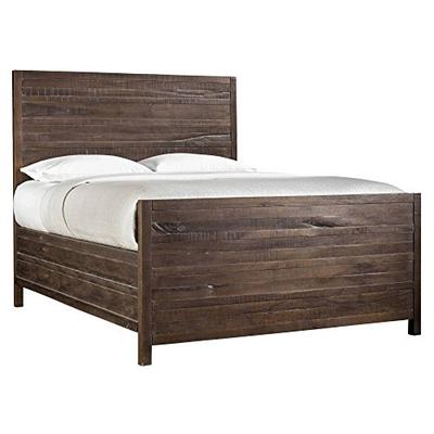 Modus Furniture 8T06L6 Townsend California King-Size Java Solid Wood Panel Bed
