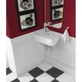 Swiss Madison Voltaire Ceramic 18" Specialty Wall Mount Bathroom Sink w/ Overflow | 6.25 H x 18 W x 11 D in | Wayfair SM-WS312