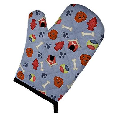 Caroline's Treasures BB3993OVMT Dog House Collection Longhair Red Dachshund Oven Mitt, Large, multic