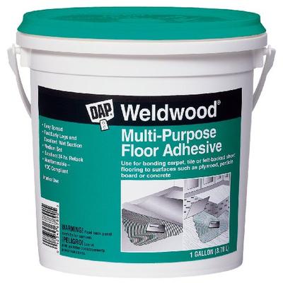 Dap 142 00142 Weldwood Multi-Purpose Floor Adhesive, Gallon, Off Off White
