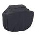 Arlmont & Co. Kristian Patio BBQ Grill Cover Polyester in Black | 49 H x 22.5 W x 72 D in | Wayfair BFA3AE8152D341EF8B192727A7506747