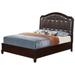 Glory Furniture Nora Tufted Upholstered Panel Bed Metal in Brown | 57 H x 65 W x 87 D in | Wayfair G9000A-QB