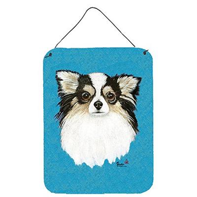 Caroline's Treasures MH1029DS1216 Chihuahua Blue Portrait Wall or Door Hanging Prints, 12x16, Multic